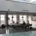 a group sat around a board table