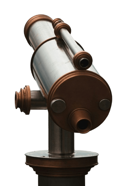 An entrepreneur stood on the top of a mountain